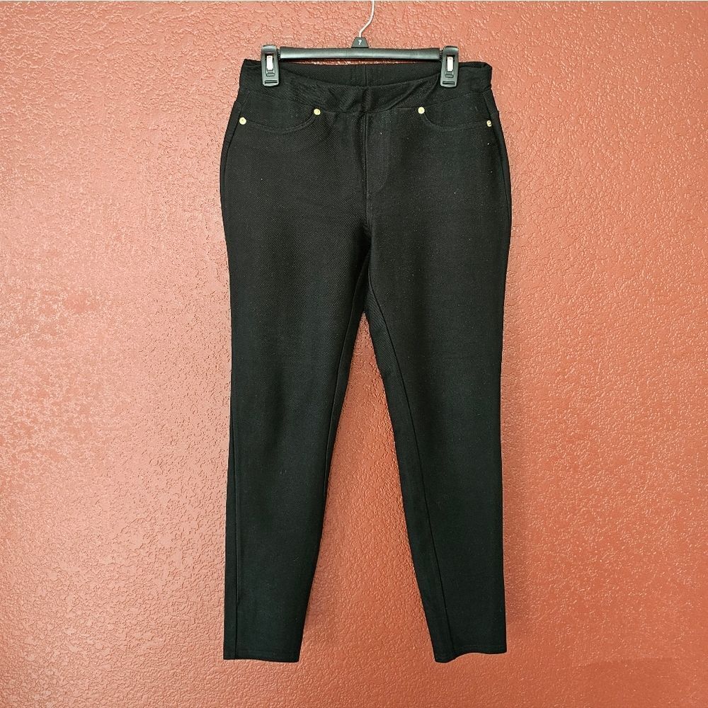 Michael Kors Black Pants with Gold Details
